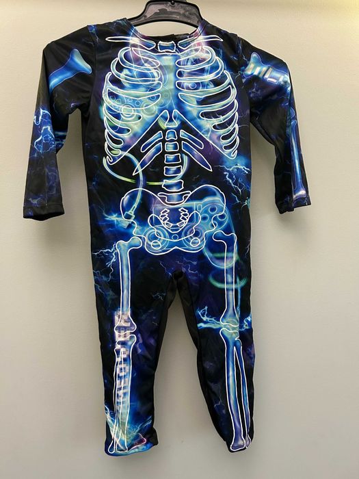 Strój przebranie Kościotrup 3/4 lata