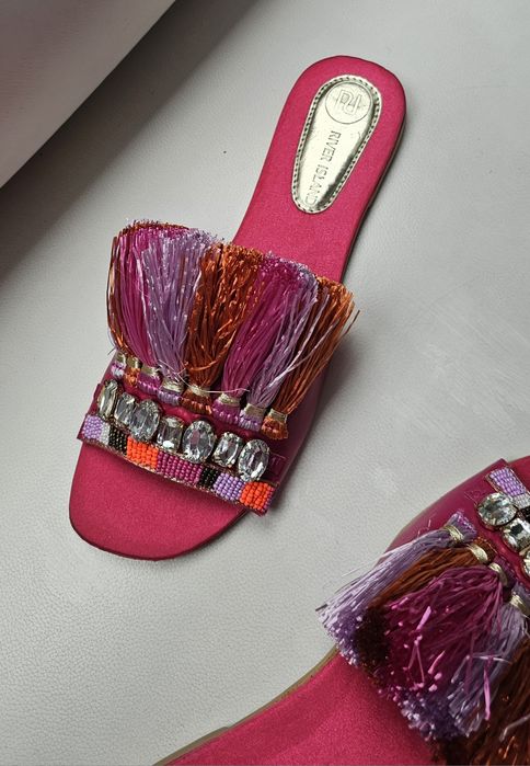 River Island klapki roz 42