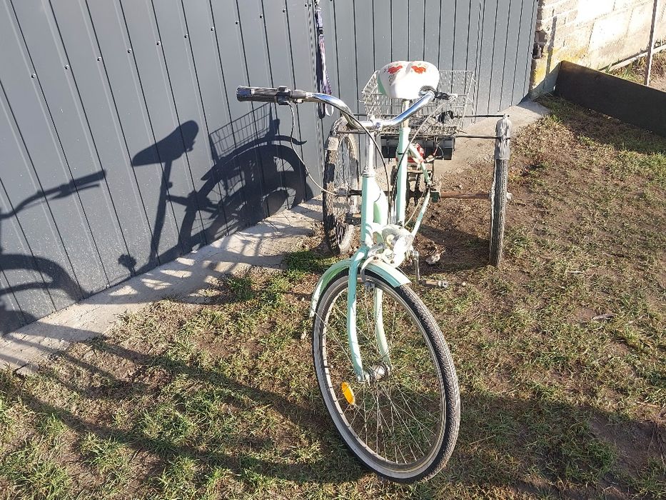 Rower elektryczny trójkołowy dla osób niepełnosprawnych