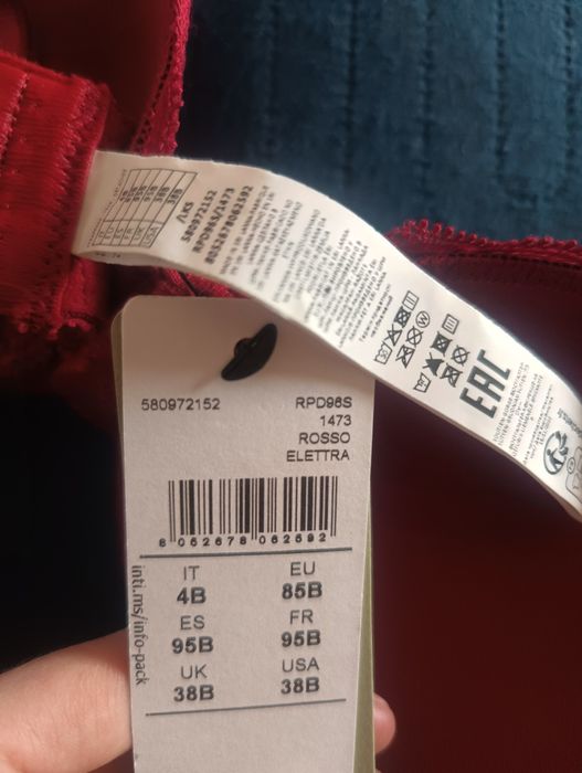 Koronkowy Biustonosz Super Push-Up Elettra Intimissimi 85B