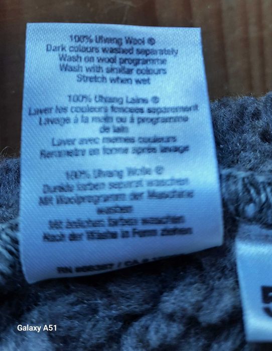 Ulvang Wool Wełna Czapka Cap Uszatka