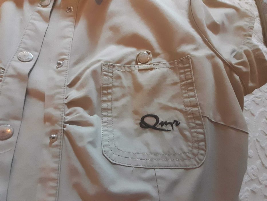 Vestido 100 por cento algodão, caqui, Quebramar, como novo