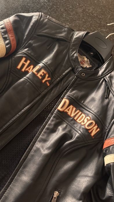 Blusão Harley Davidson S Senhora – Couro Genuíno -Como Novo