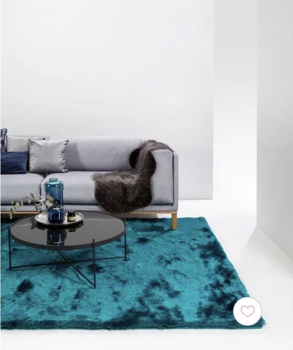 Dywan shaggy szmaragdowy 160x230