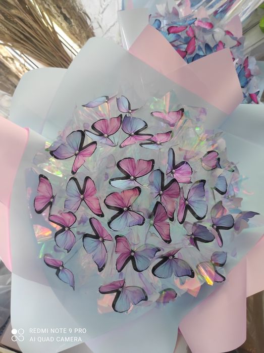 Букет з метеликів, букети з бабочек.