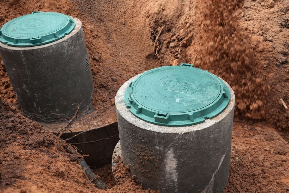 Копка септика під ключ. Каналізація с бетонних кілець від виробника