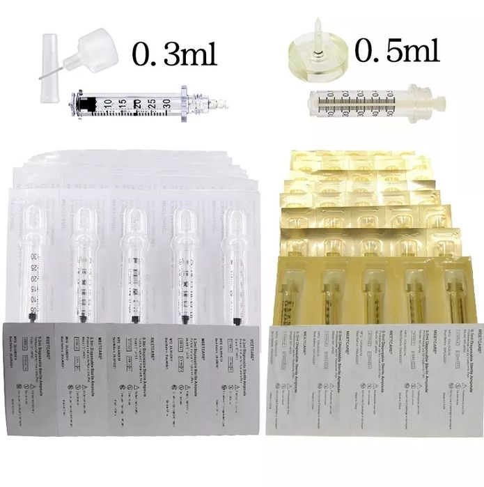 Set of 5 Ampoules/Syringes, 0.3 ml or 0.5 ml Hyaluronic Pen64552447379459120