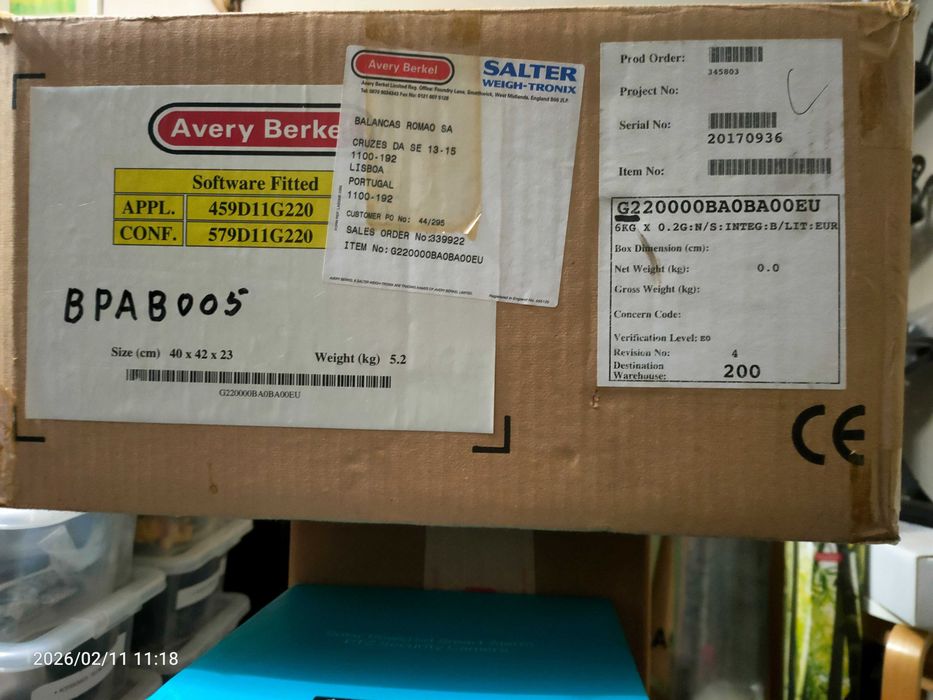 Balança conta-peças Avery Berkel G220
