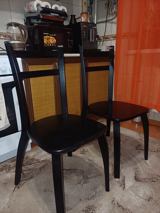 Стільці 6 шт натуральне дерево