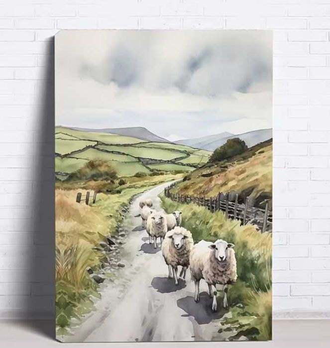 Nowy obraz na płótnie owce