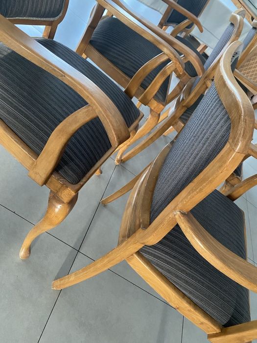 Elegancki komplet 6 krzeseł do salonu/jadalni