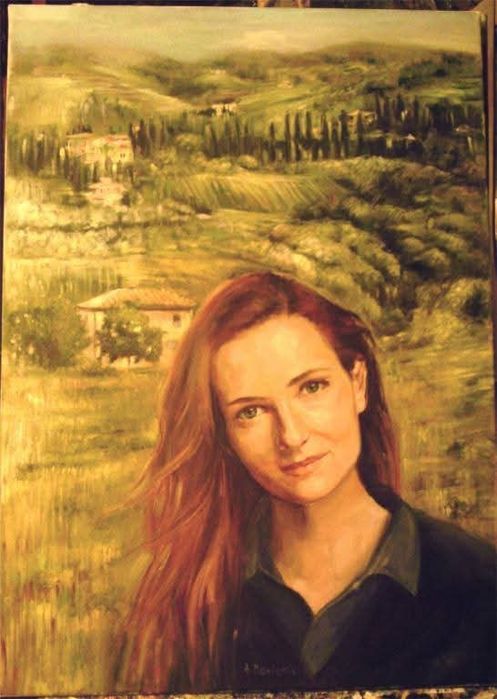 Obraz - portret olejny na podstawie zdjęcia