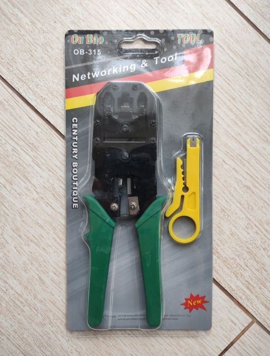 Клещи обжимные, обжимка, кримпер RJ-45, ОПТ: 179 грн. - Ручний ...