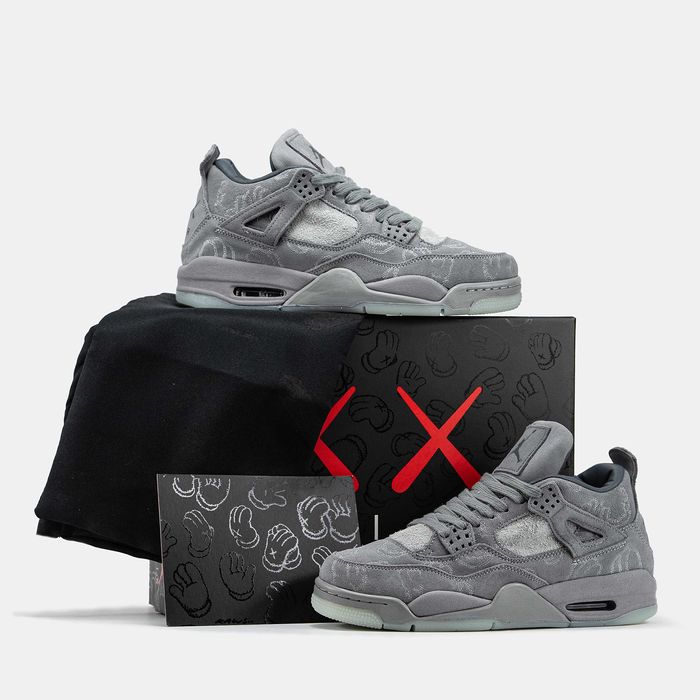 Мужские кроссовки Nike Air Jordan 4 "Kaws 2" Размеры 40-45