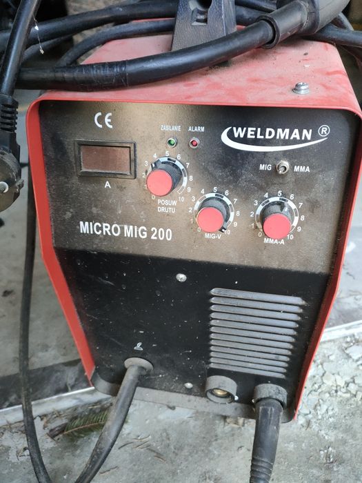 Migomat Weldman 230v komplet z butlą nowa rączką z przewodem