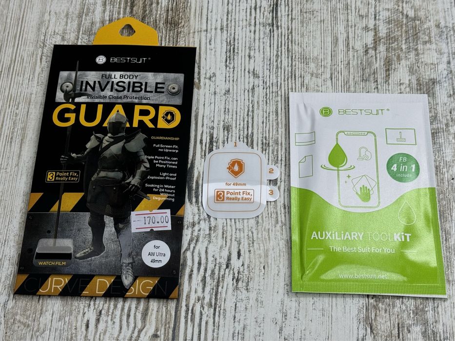 Гидрогелевая пленка BESTSUIT на все Apple Watch Ultra/ SE/ 45 mm