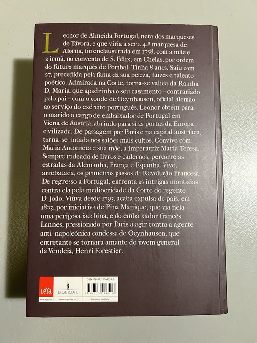 Livro as Luzes de Leonor - Maria Teresa Horta