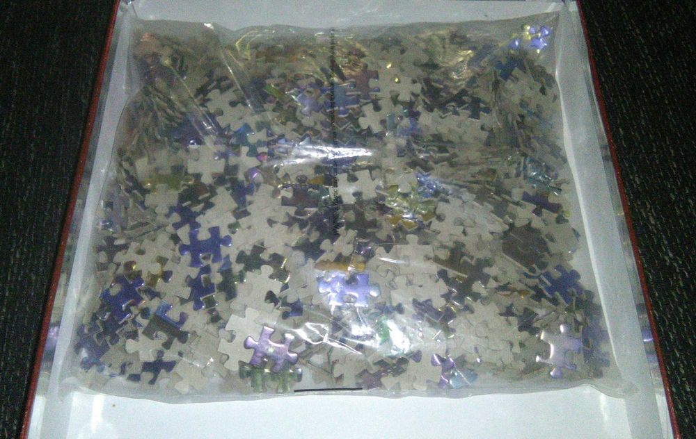 Puzzle Metallic Effect Jigsaw Cityscape of Hong Kong 68x50cm, 1000 el.