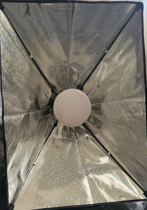 Iluminação kit estúdio profissional led 150w softbox com comando