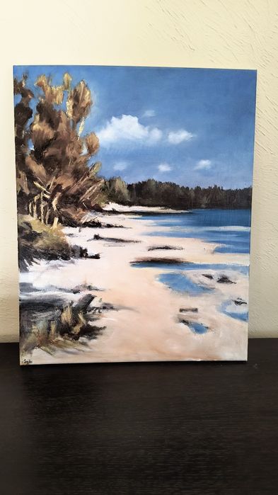 Obraz ilustrujący pejzaż morski