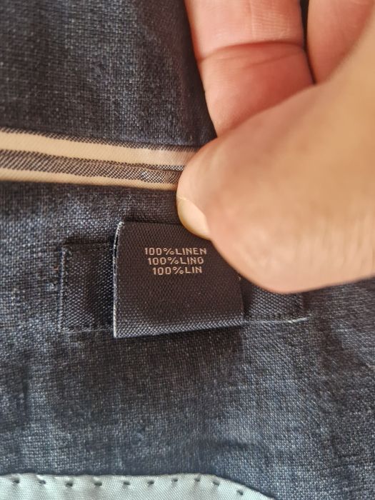 Blazer Gant azul homem, 100% linho, n.º 48