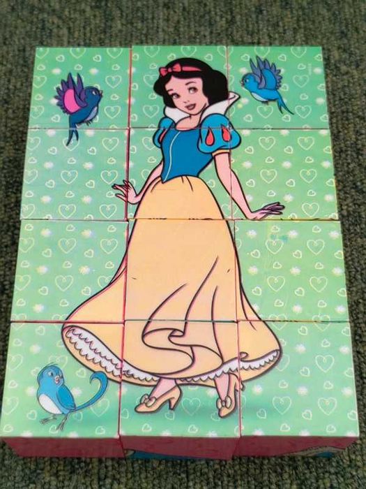 12 Cubos Princesas Disney Clementoni, 6 Puzzles