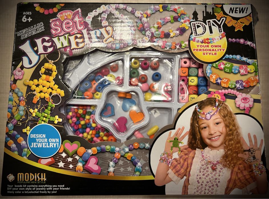 Zestaw dla dzieci do wykonania bizuterii