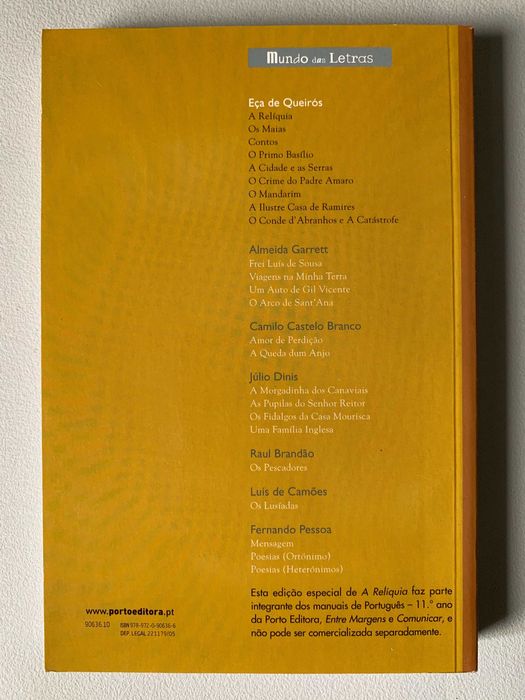 A Relíquia, de Eça de Queirós