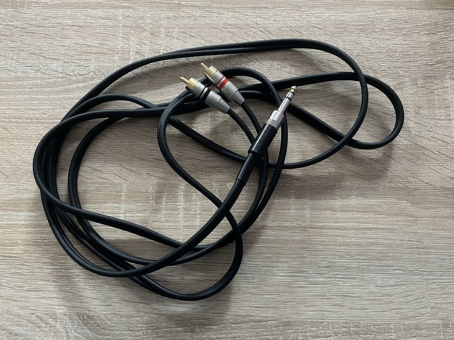 Kabel RCA - jack 6,3 mm - 3 m