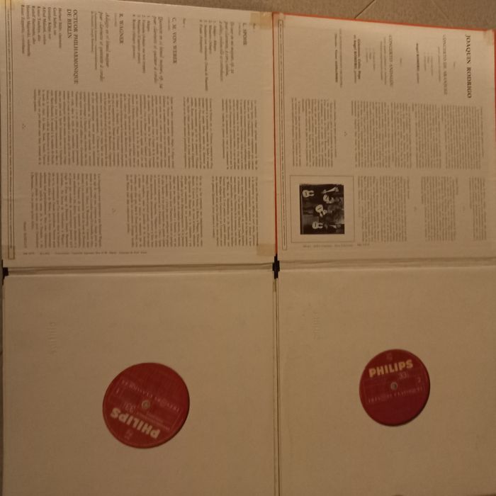 Conjunto de discos em Vinil de Musica classica