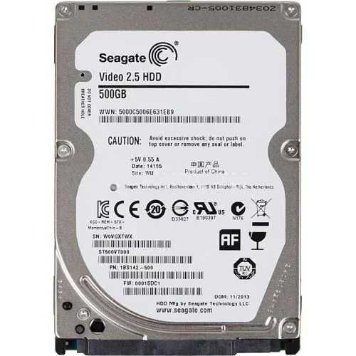 Discos 2.5'' e 3.5'' 500GB