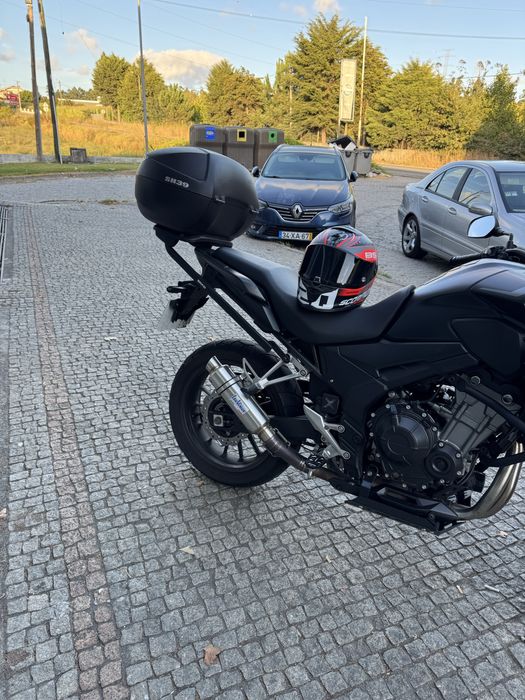 Cb 500x full extras troco por carrinha servico