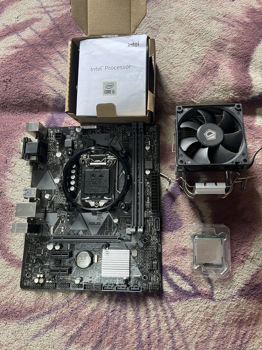 Продам ігровий комплект i5 9600k asus h 310m k