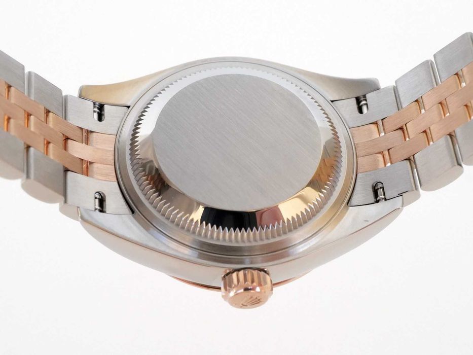 Rolex Lady-Datejust 28 Jubilee Steel 18K Rose Gold MOP Diamond Dial