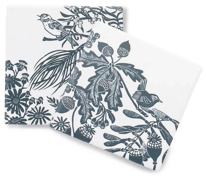 Kate Heiss Podkładki pod kubek granatowe 2szt oprawa: pudełko