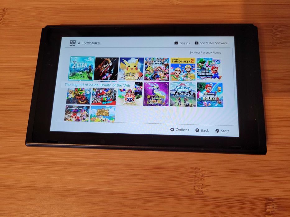 Konsola Nintendo Switch V2 Przerobiona CFW Sam Tablet + SD 128gb Gry