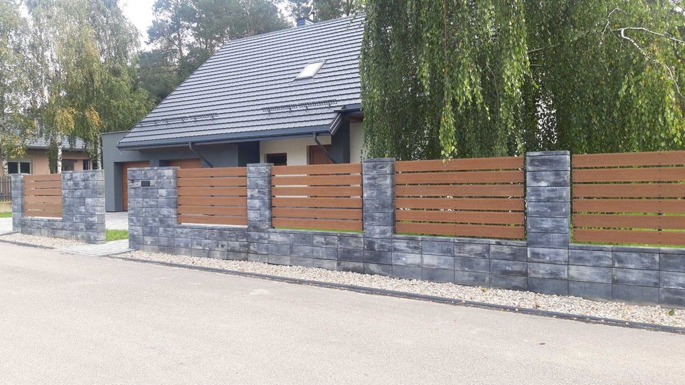 Ogrodzenia   Klinkier   Joniec  Pustak łupany  Bloczek betonowy