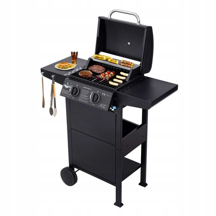 Grill gazowy EL FUEGO SAN JOSE 2palniki żeliwny ruszt QUTLET !