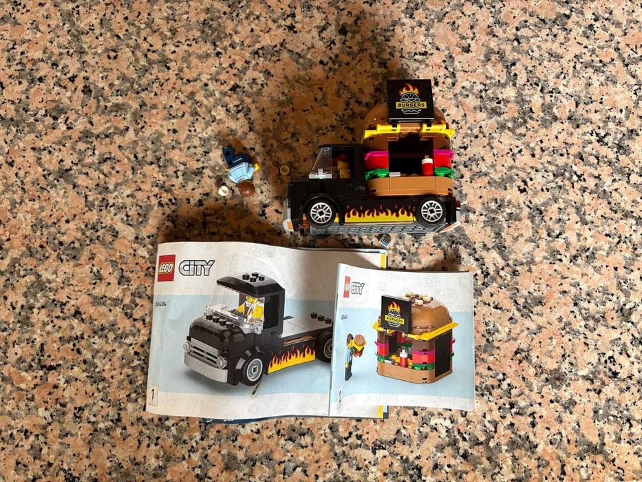 LEGO City — Autocarro 60407 + Camião de Hambúrgueres 60404
