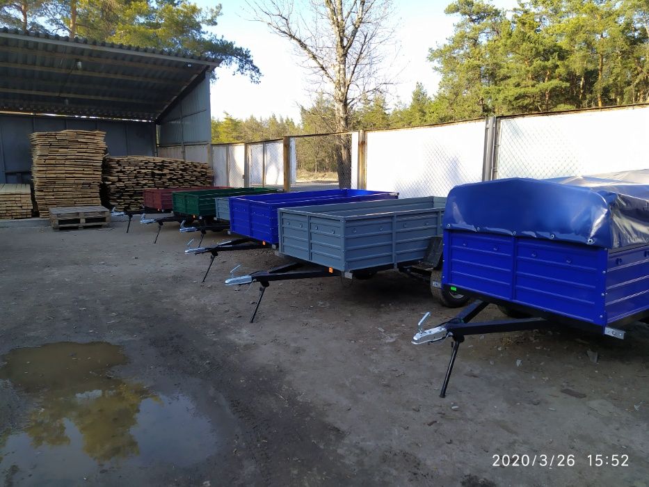Фірмові Причепи Кремінь+Корида-Тех від Заводу