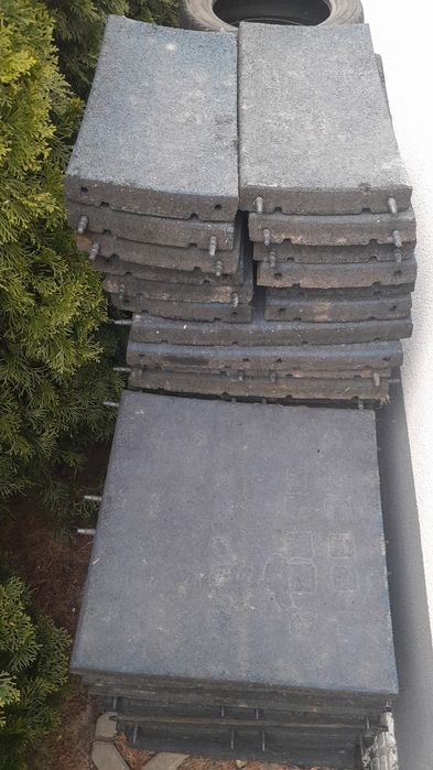 Płytki gumowe do garażu, pod basen