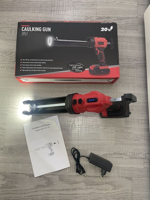 Pistola Selicone Bateria