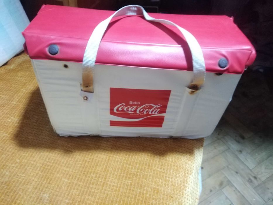 antiga mala Coca-Cola