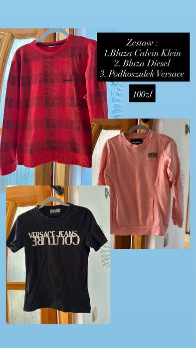 Zestaw ubrań 2x bluza plus podkoszulek