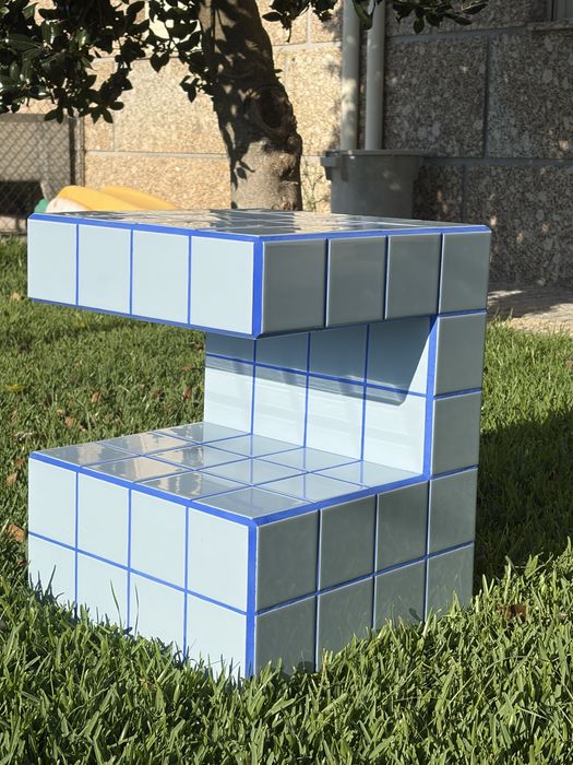 Mesa de centro em azulejo - fazemos personalizada