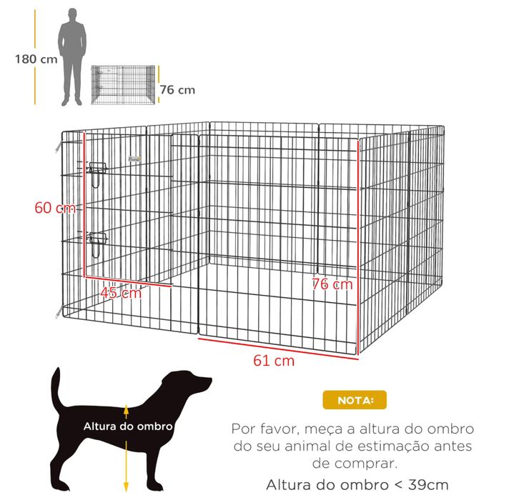 LOJA!! Novo parque para cao cachorro!
