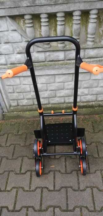 Wózek transportowy magazynowy schodowy składany
