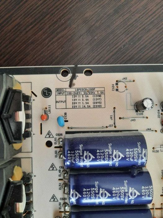 Плата живлення телевізора EAY64748901 від LG OLED65B8PLA