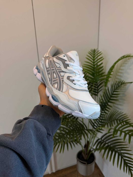 ‼️ НОВІ Кросівки Asics Gel-NYC White Grey