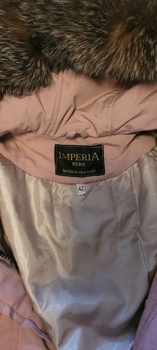 Парка з натуральним хутром